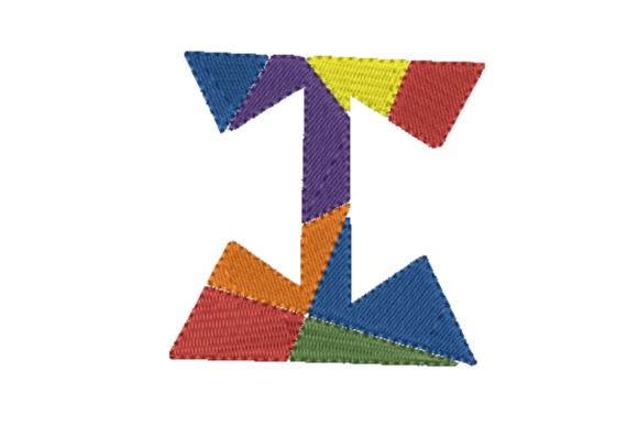 Diagonous I: Creative Fabrica Embroidery Design