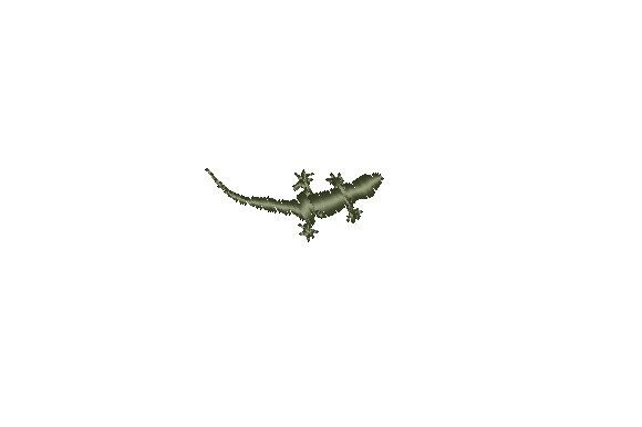 Gecko Miniature Embroidery Design