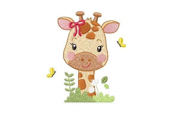 Giraffe Girl Embroidery Review