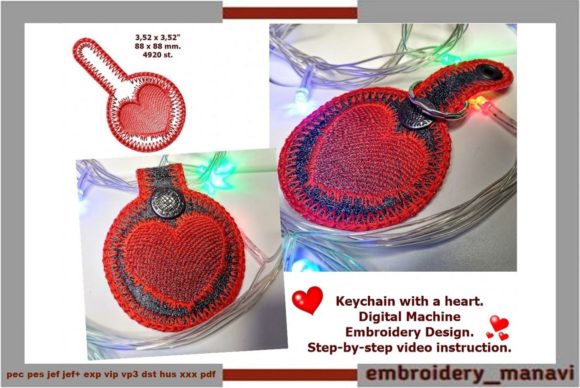 Keychain with a Heart. Gift to Remember