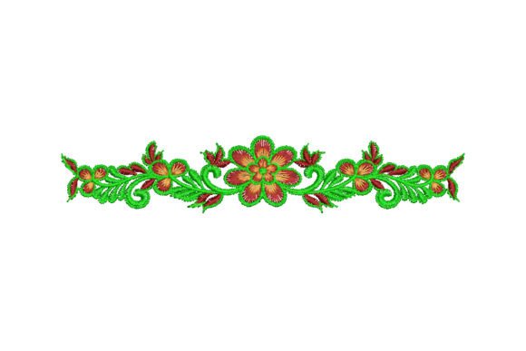 Leaves a Flower Border