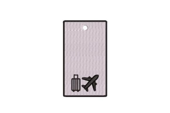 Travel Luggage Tag Embroidery